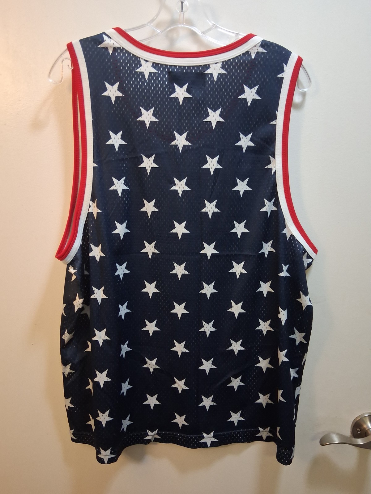 No Boundaries Mens Tank Top Size Large Active Red White Blue Stars America Shirt gallery