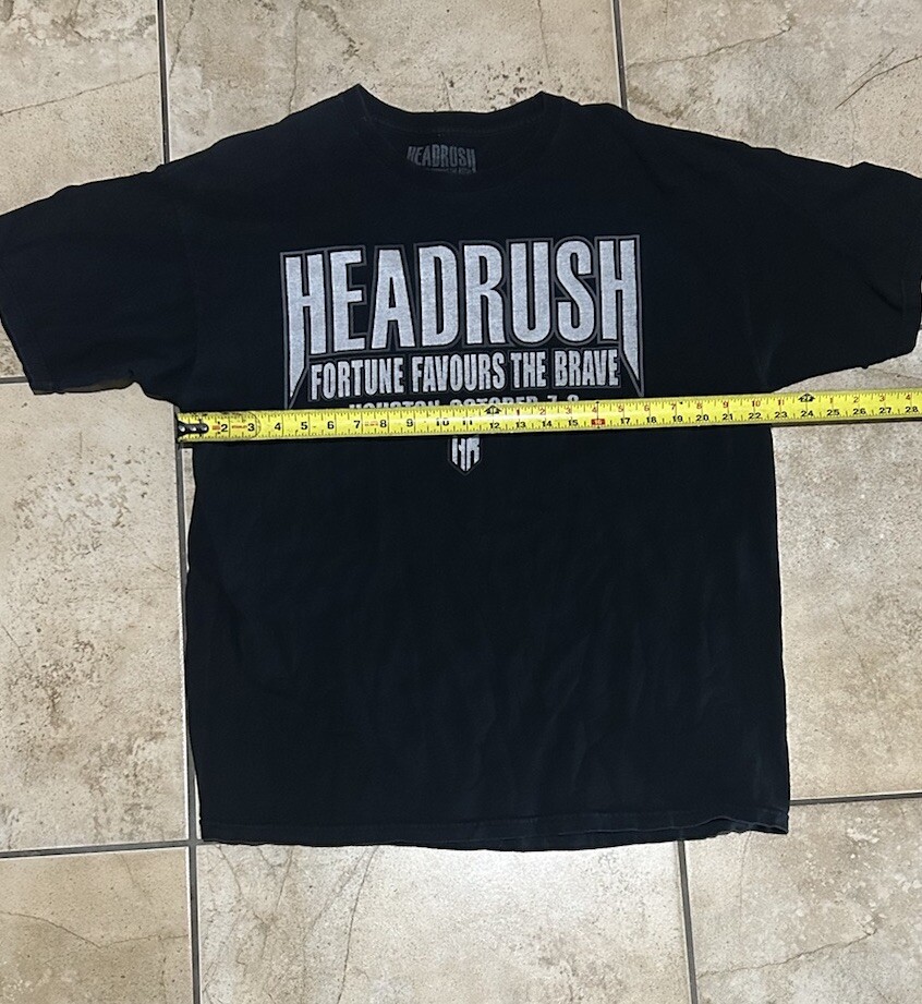 HEADRUSH Chosen Few Fortune Favors The Brave Fight MMA UFC 2011 T-shirt Men’s XL gallery