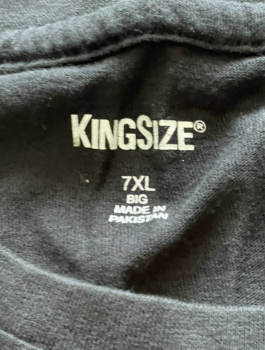 KingSize Mens Black T-Shirt - 7XL Big - Special Event Transportation gallery