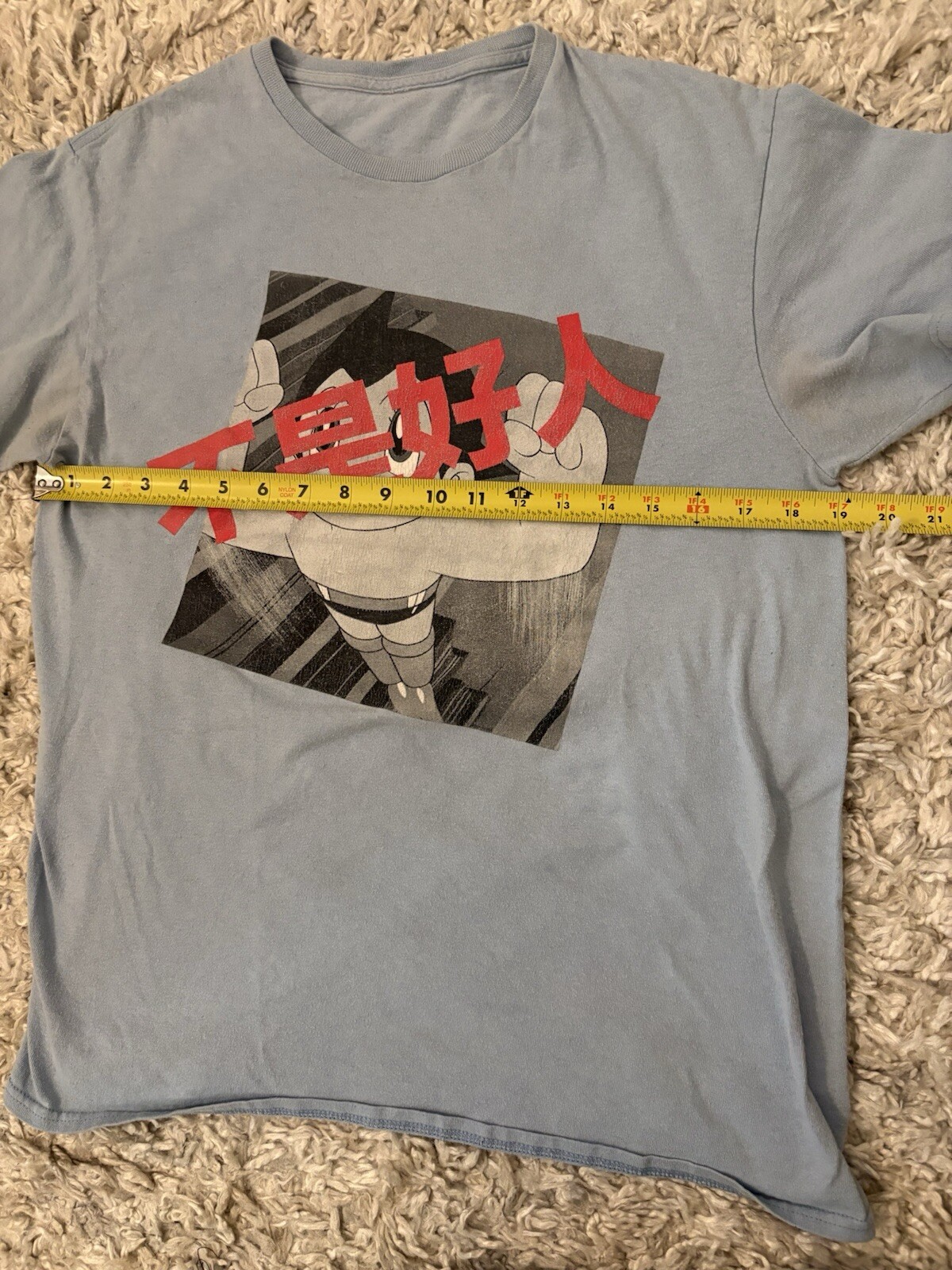 Astro Boy Tezuka Mighty Atom Small T-Shirt Blue Japanese Manga Anime gallery