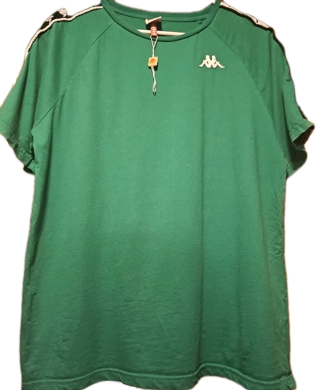 Kappa Men's Banda Coen Raglan Regular Fit T Shirt Short Sleeve Green M gallery