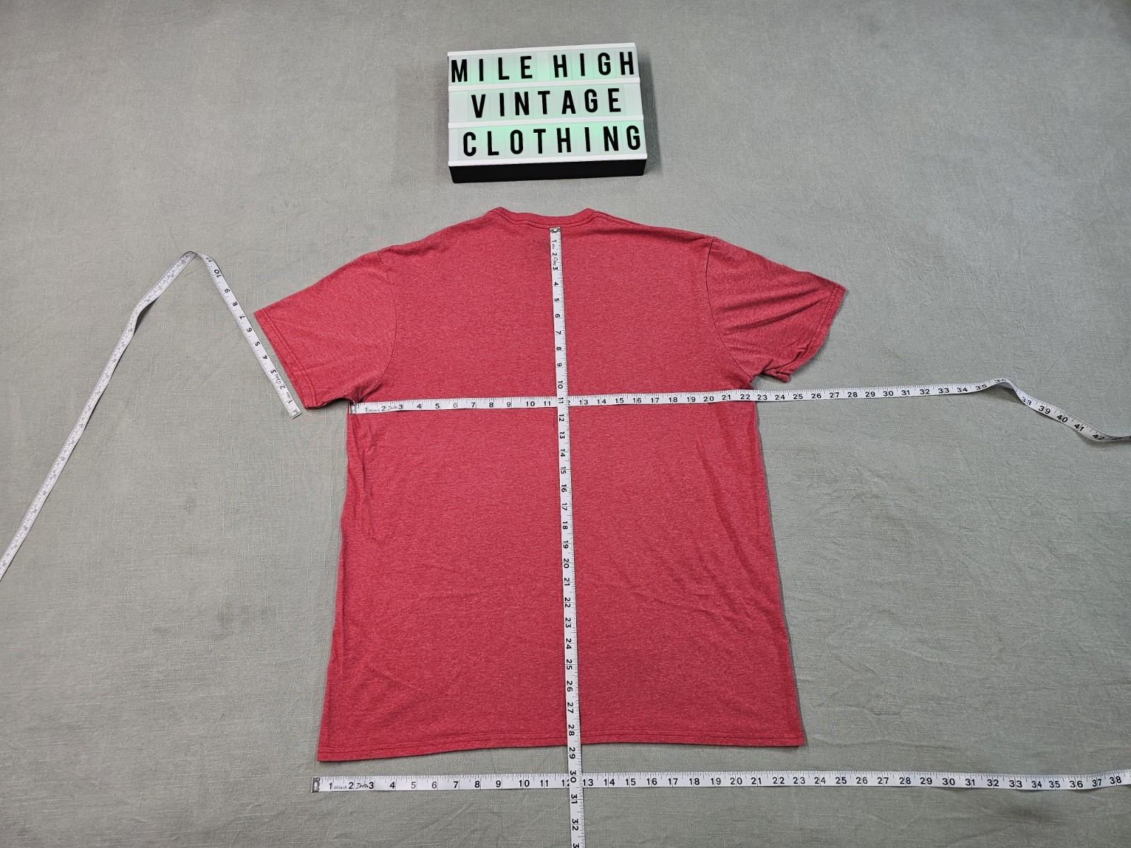Retro Men's MTV Shirt XL Music Television Red Tee 80s Style Pop Culture gallery