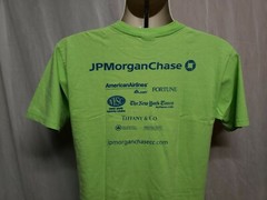 2007 JP Morgan Chase Corporate Challenge Adult Medium Green TShirt