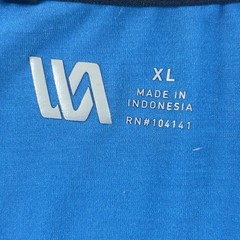 Vrst T-Shirt Mens XL Blue Short Sleeve Activewear Pullover Shirt