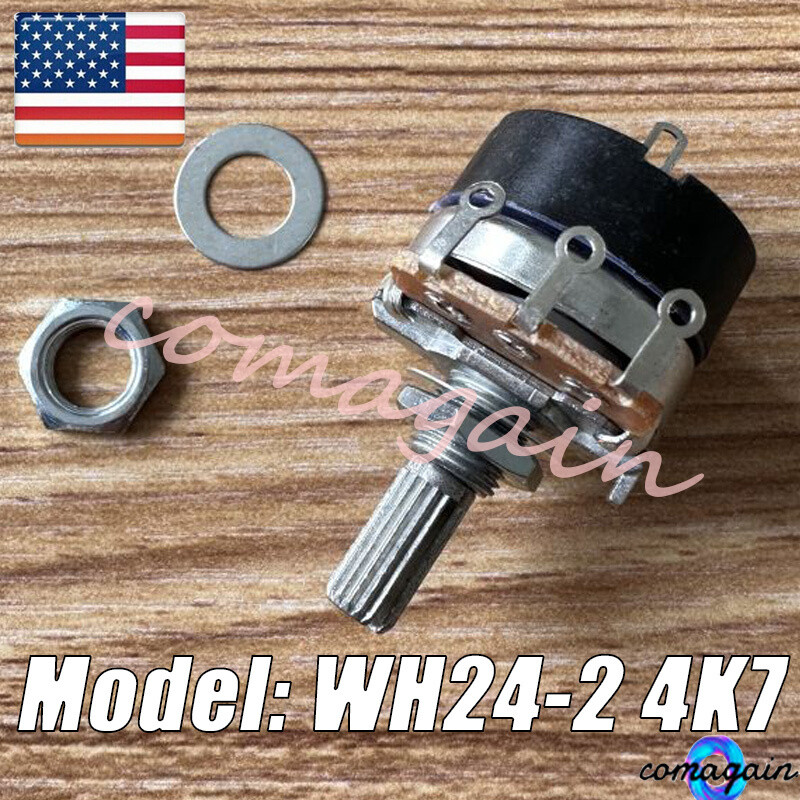 WH24-2 4K7 Lathe Speed Control Potentiometer with On/Off Switch Shipped From USA