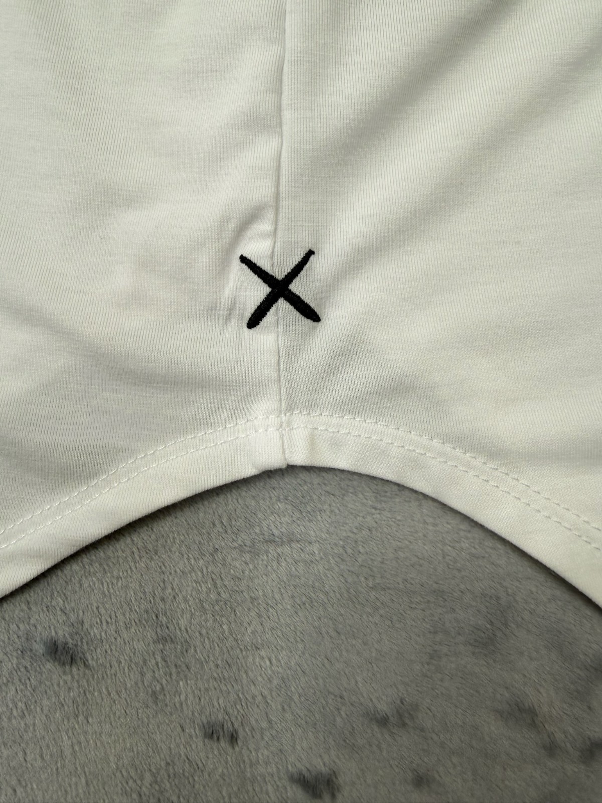 Cuts Clothing Elongated Henley T-Shirt Men's XXl White gallery