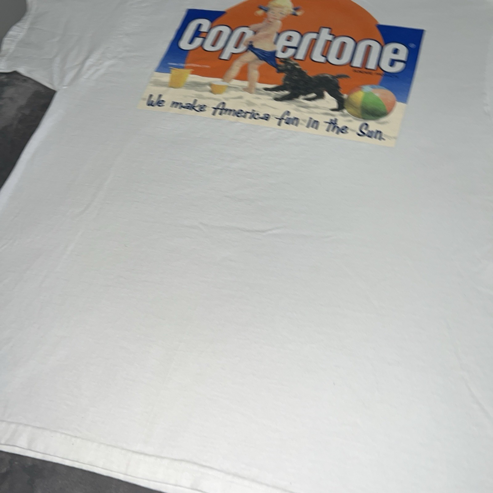 Vintage Fruit of The Loom Coppertone Men's Size XL T-Shirt Short Sleeve gallery