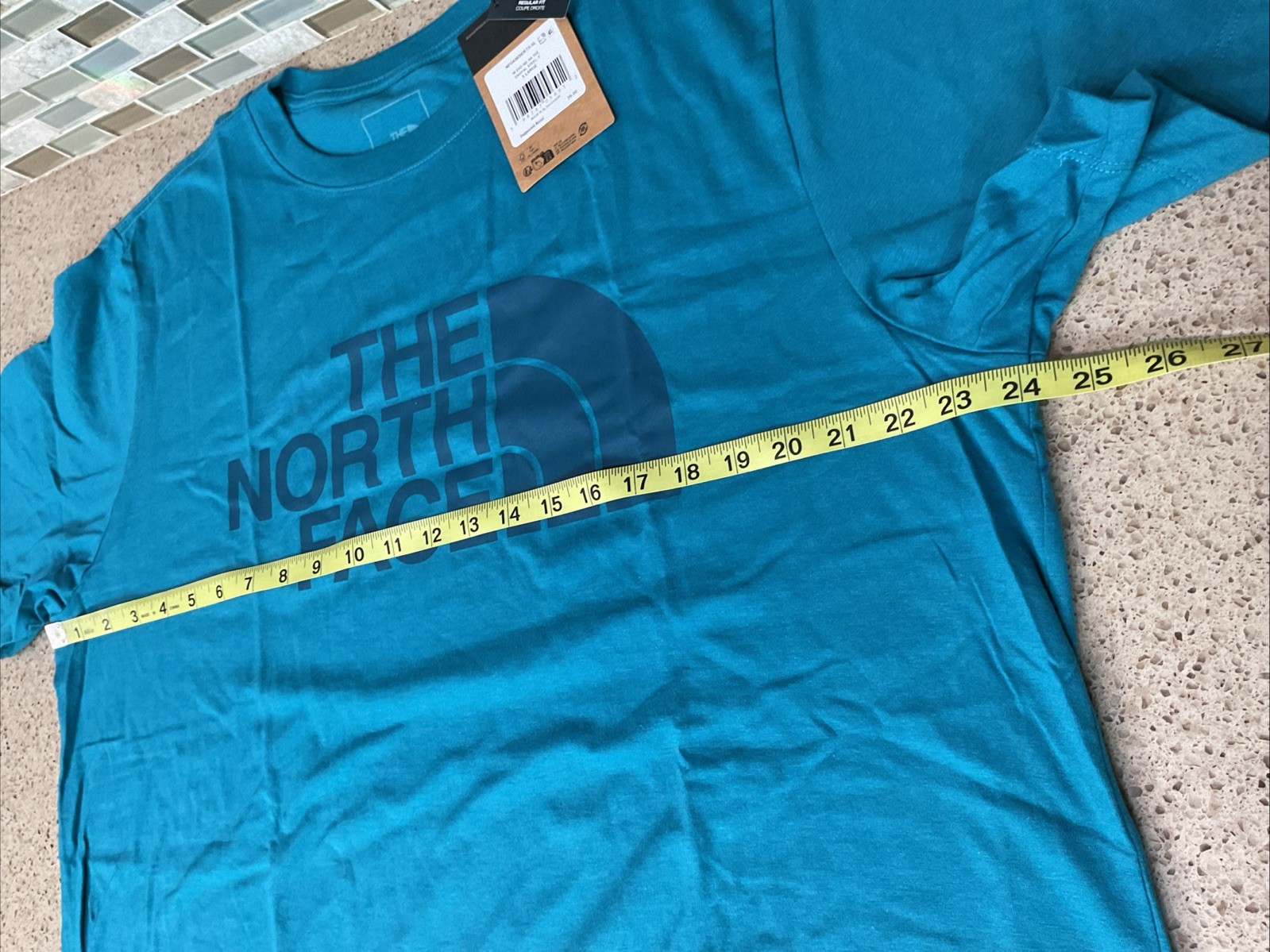 The North Face Mens Tshirt Short Sleeve Half Dome Logo Sz XL Blue 48x32” New gallery