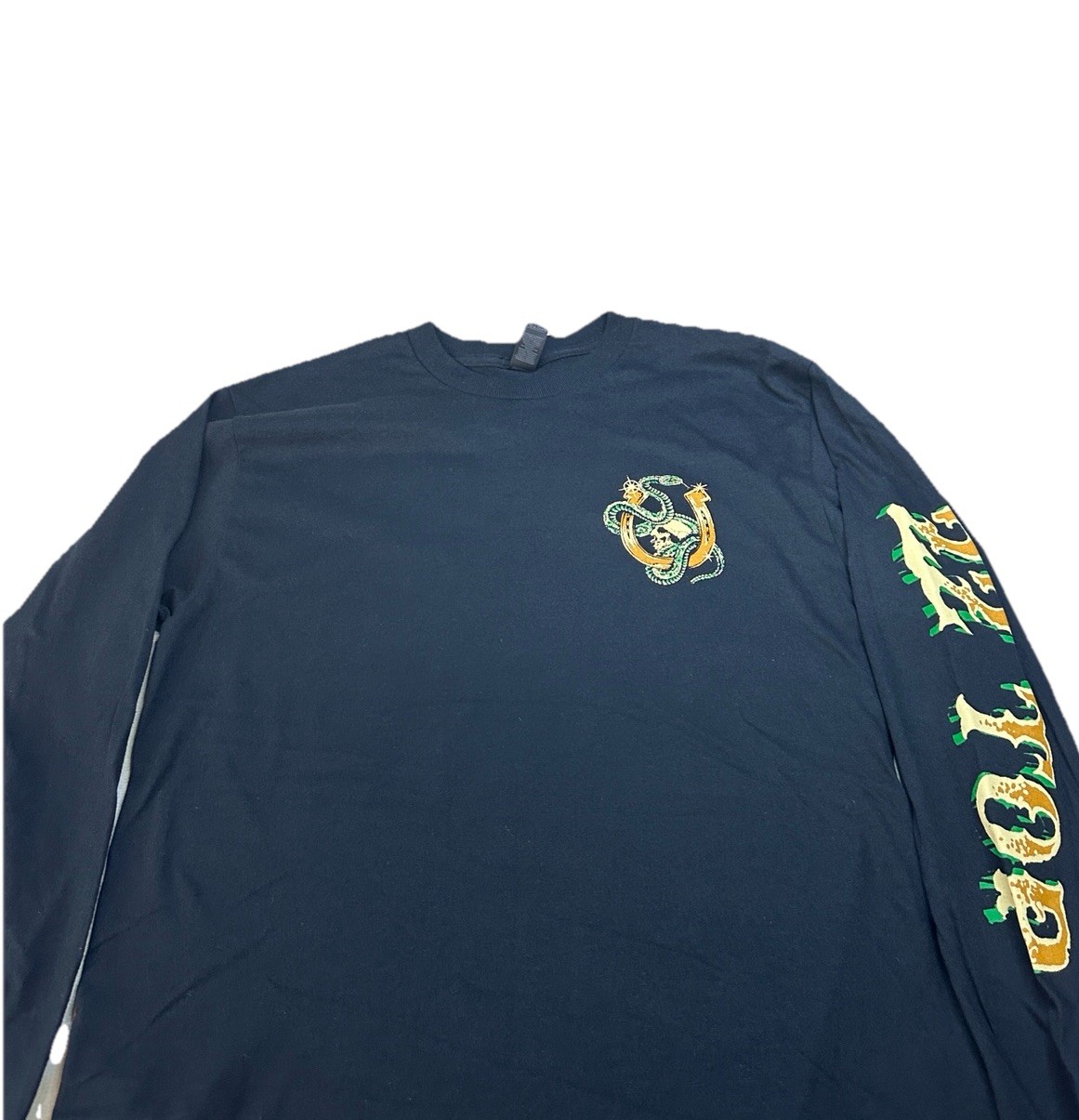 ZZ Top T-Shirt Medium Black Long Sleeve Rattlesnake Skull Elevation Tour 2025