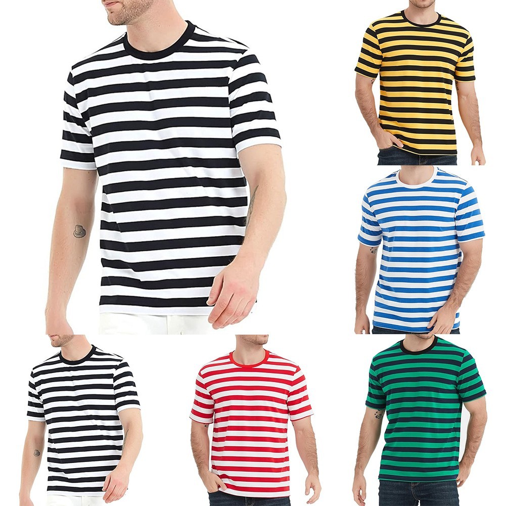 O Neck Top T Shirt Green Holiday Men O Neck Polyester Red Slight Stretch gallery