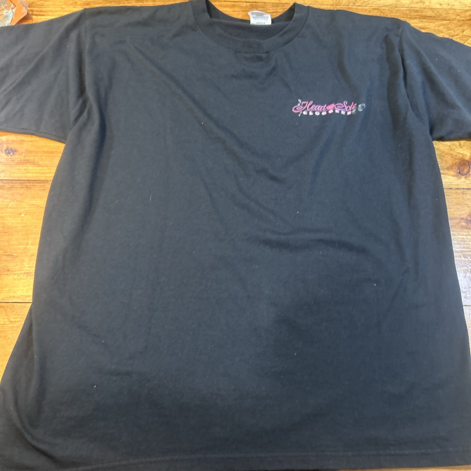 Vintage 90s Graphic T-shirt Size XL “heart and sole cloggers” gallery