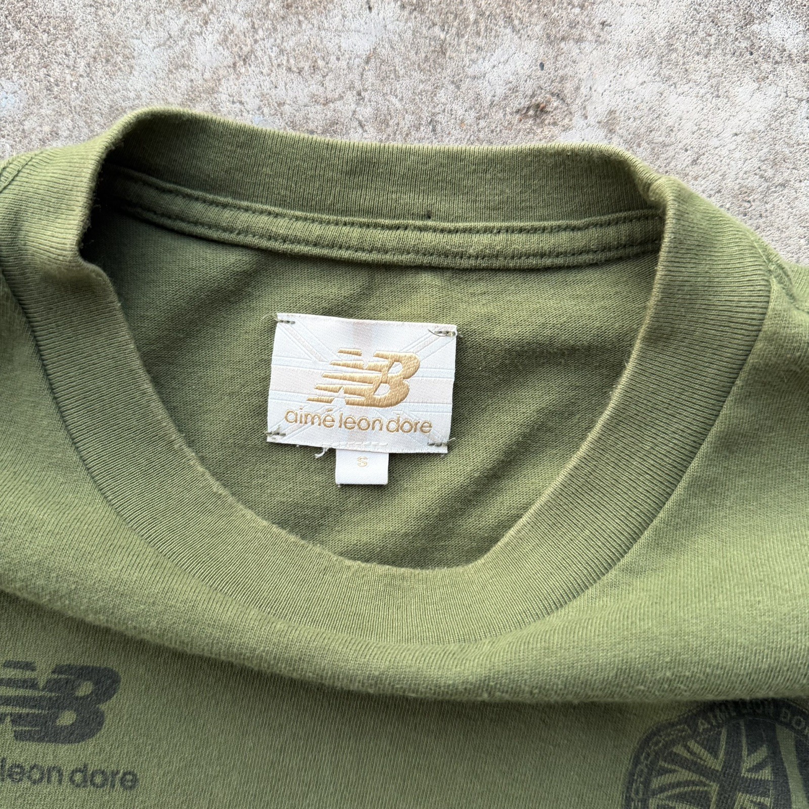 Aimé Leon Dore (ALD) x New Balance 991 Club T Shirt Men’s Size S Olive Green gallery