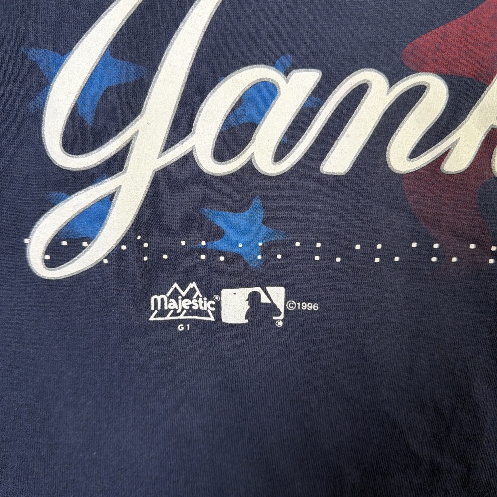 Vintage New York Yankees Shirt Mens Large Blue 90s Baseball MLB Sports 1996 USA gallery