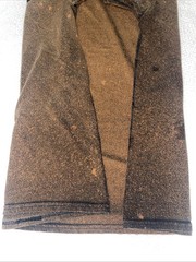 Boho Large Blank Pocket T-Shirt Distressed Black Brown Grunge Fade Workwear