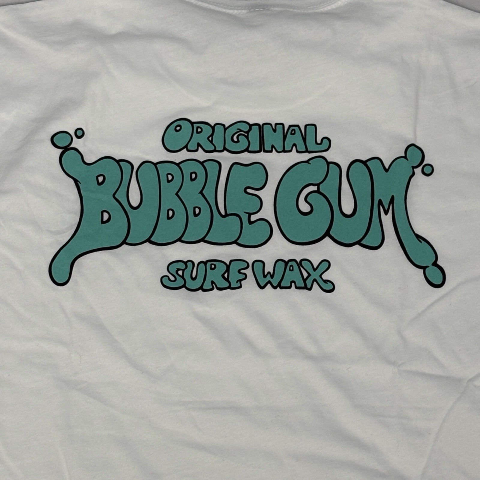Bubble Gum Surf Wax Foam Logo Size Large New without Tags Surf T-Shirt gallery