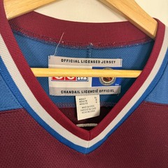 Vintage 90s Colorado Avalanche Patrick Roy NHL Hockey Authentic Jersey CCM XL