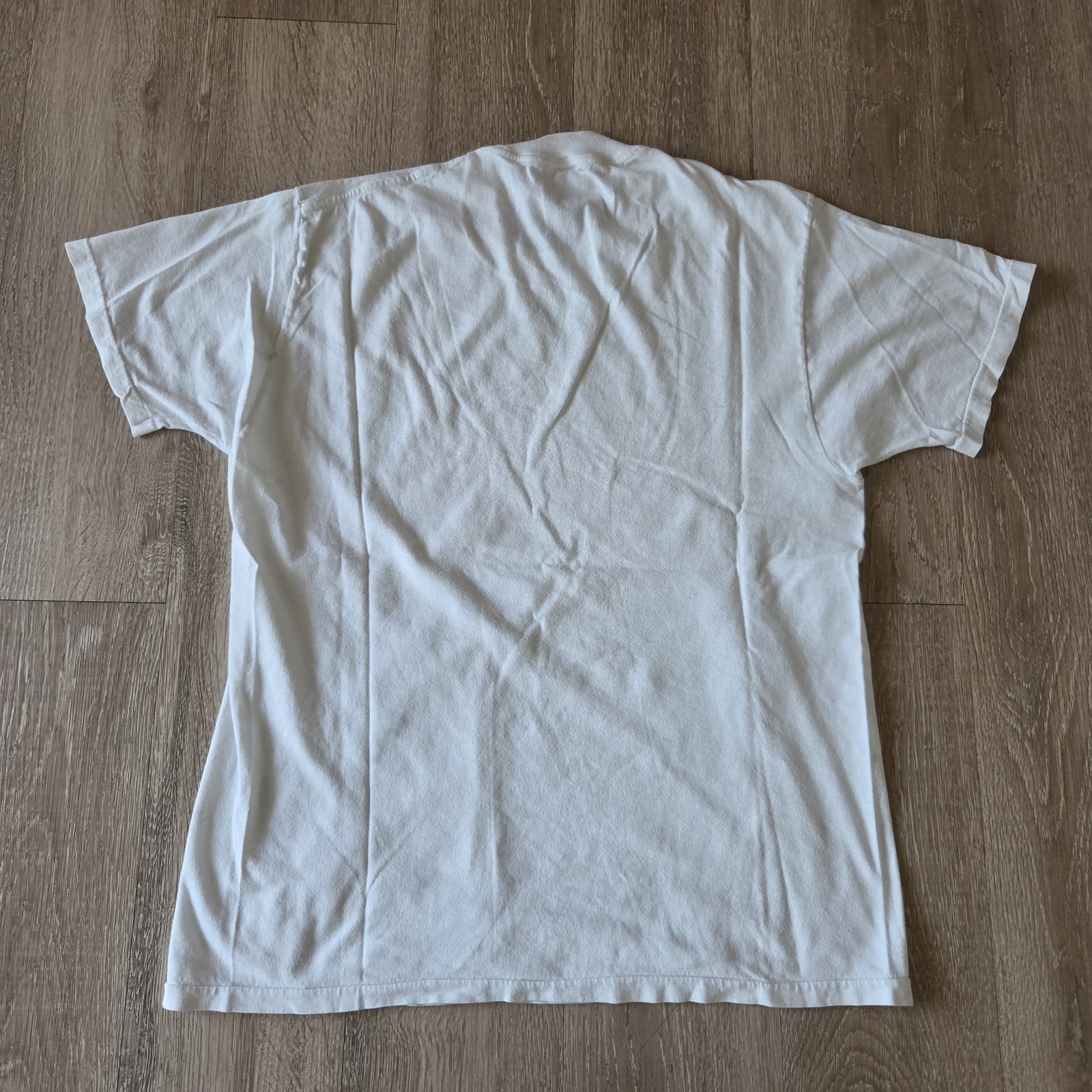 Vintage 90s Jockey White Single Stitch Tshirt Size L gallery