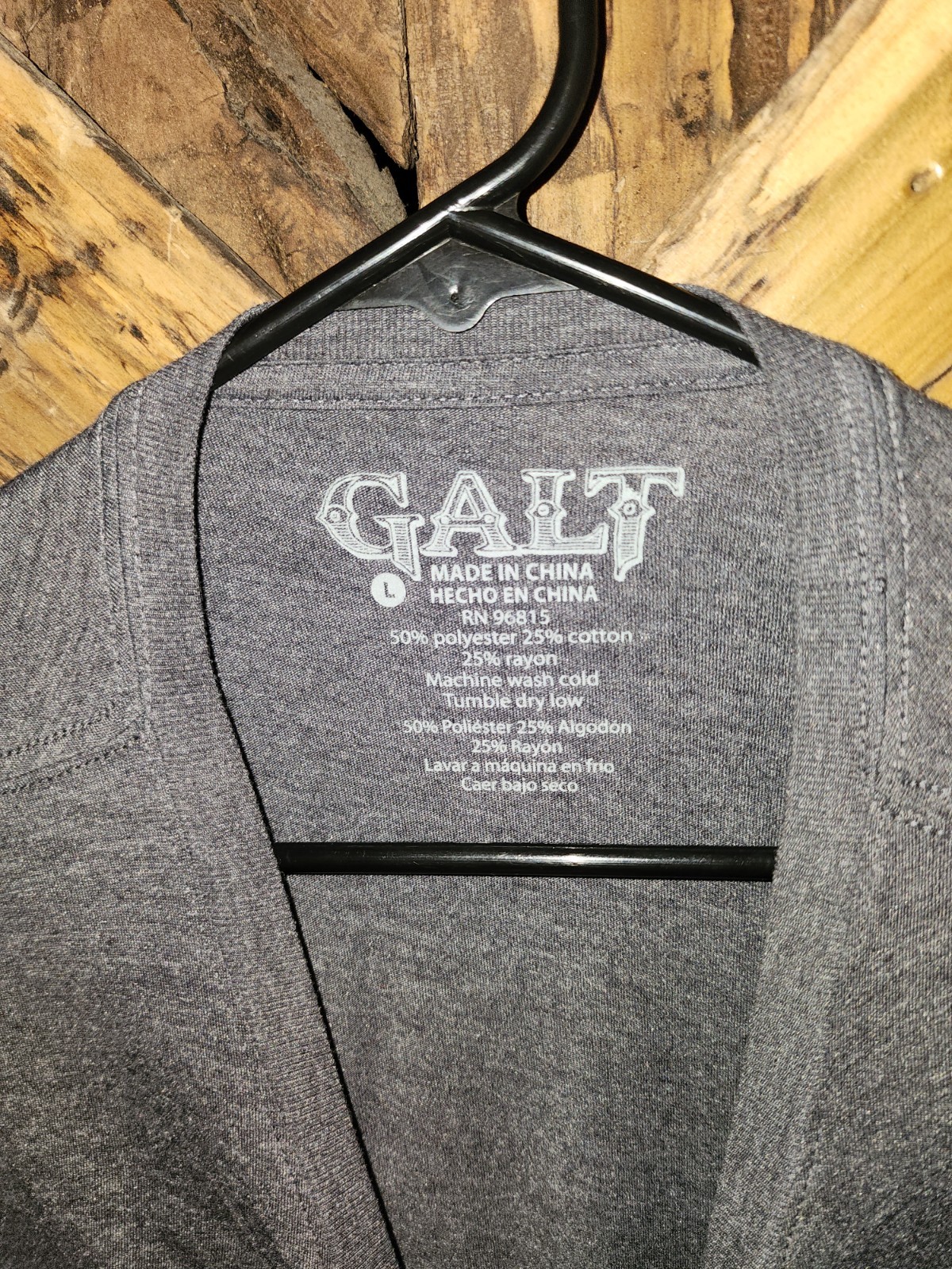 Galt T Shirt Men’s Large Gray USA Center Logo Graphic Print gallery