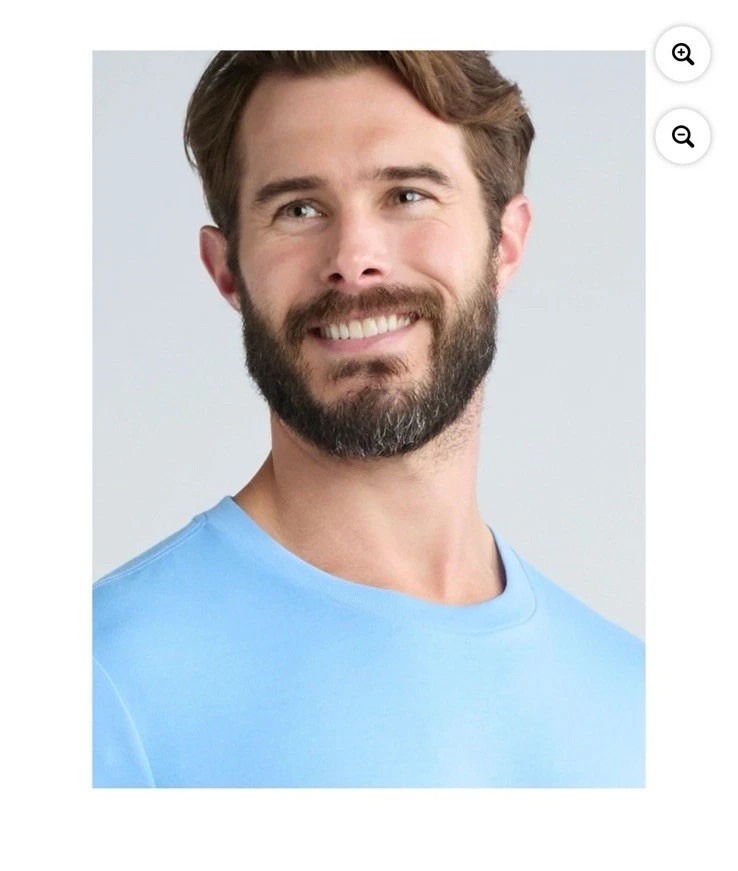 George Men's Ultramarine Blue Crewneck Short Sleeves T- Shirt gallery