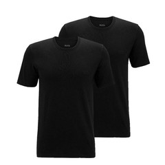 2 Pack BOSS Men’s T Shirts Crew Neck Comfort 100% Cotton White or Black