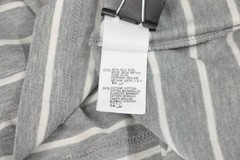 NWT$1200 Brunello Cucinelli Men Silk Blend Stripe Print Crewneck Tee Size M A258