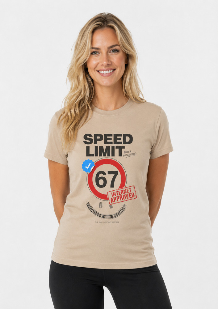 Funny Meme T Shirt Internet Approved Speed Limit Shirt Gen Z Graphic Tee Gift