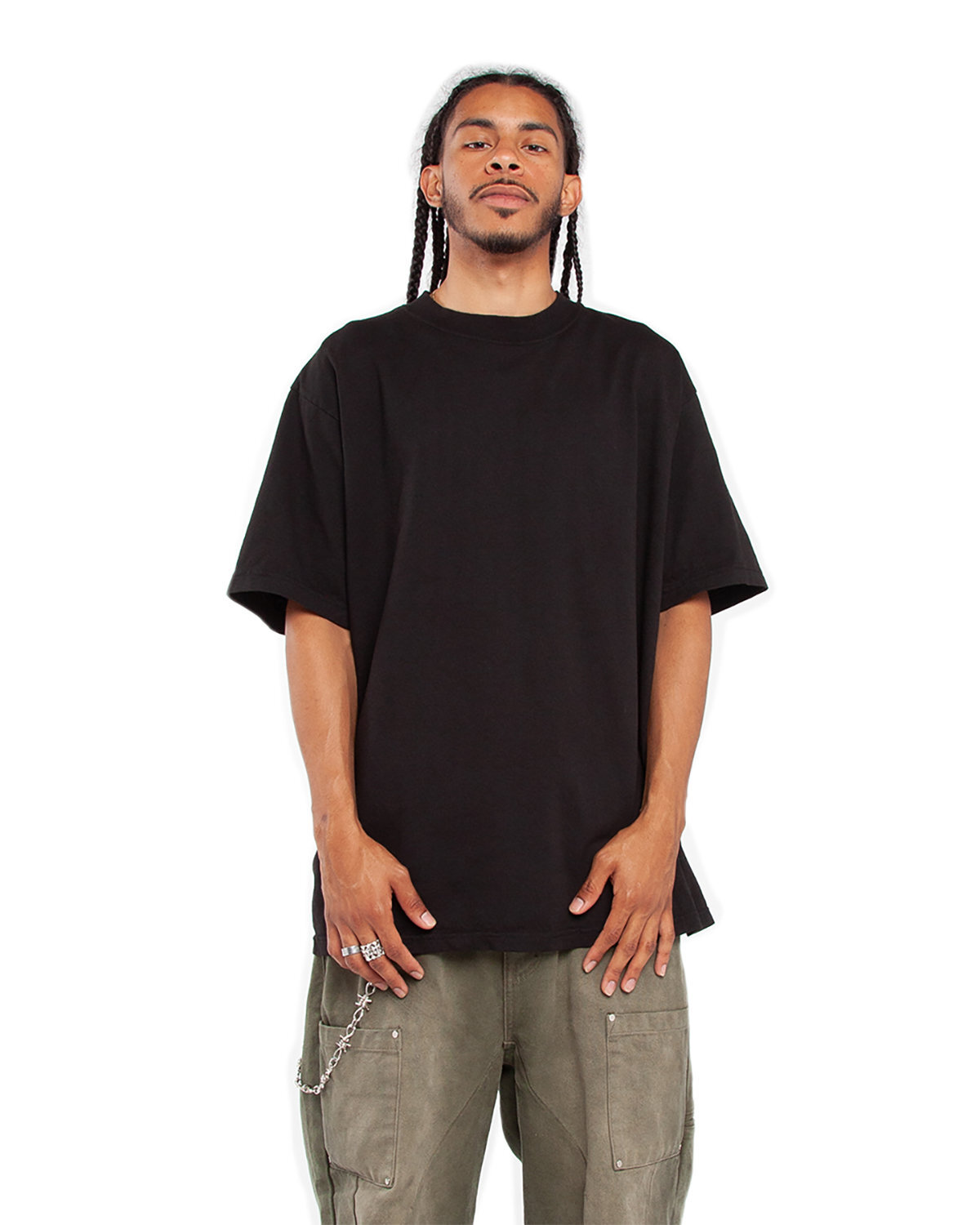 Shaka Wear SHGD Unisex 100% Cotton Garment-Dyed Crewneck Stylish Plain T-Shirt gallery