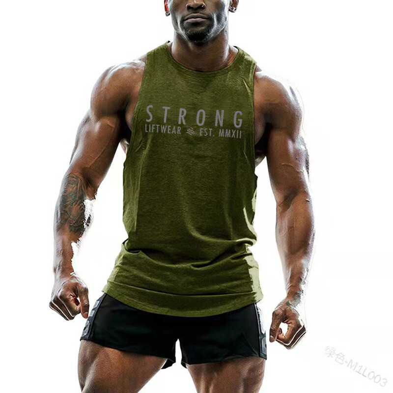 Mens Tank Tops Gym Muscle Tee Fitness Workout Bodybuilding Shirt Sleeveless Vest gallery