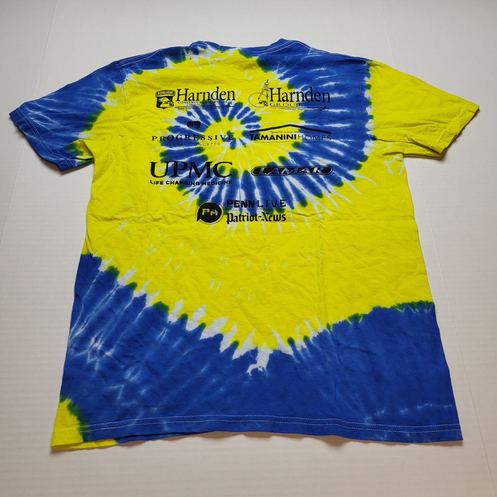 Nami Mental Health Awareness T-Shirt Mens M Blue Yellow Tie Dye Tee W6 gallery