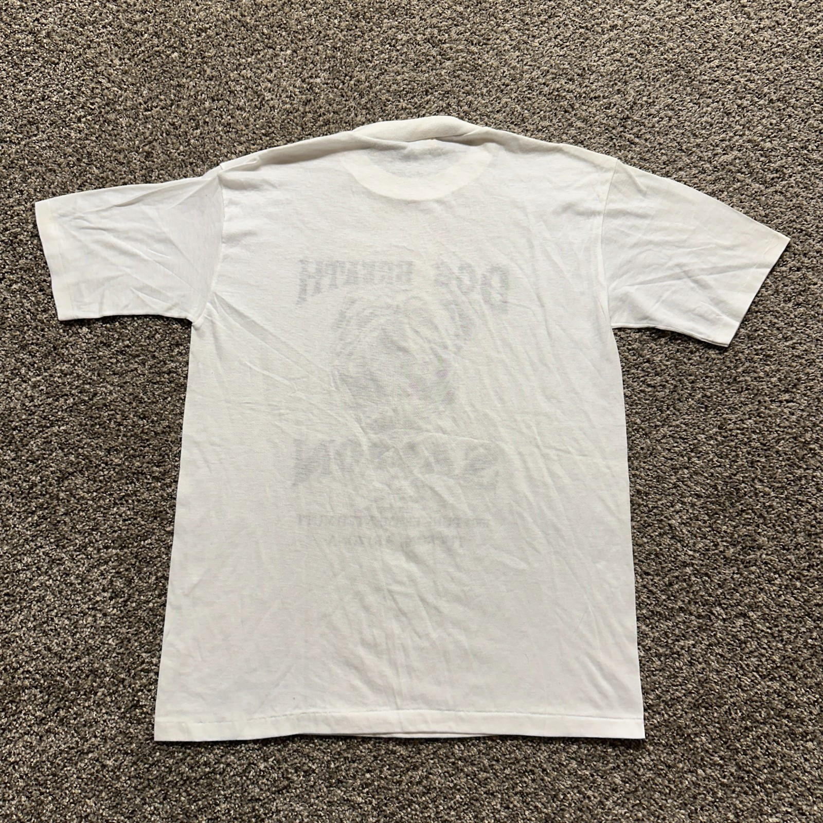 Vintage Saloon T-shirt Size XL White 80s Artex Arizona Bar Souvenir - Pre-owned gallery