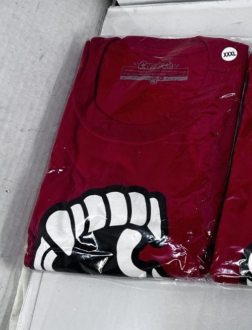 NEW Creepy Co. Company GLOW IN THE DARK CHOMPERS Logo T-Shirt Tee Red 3XL gallery