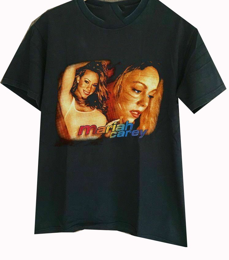 Mariah Carey Thank God I Found You Cotton Black Unisex All Size T-shirt