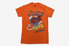 Kool-Aid Mens Kool-Aid Man on Skateboard Oh Yeah! Funny Orange Shirt New Medium