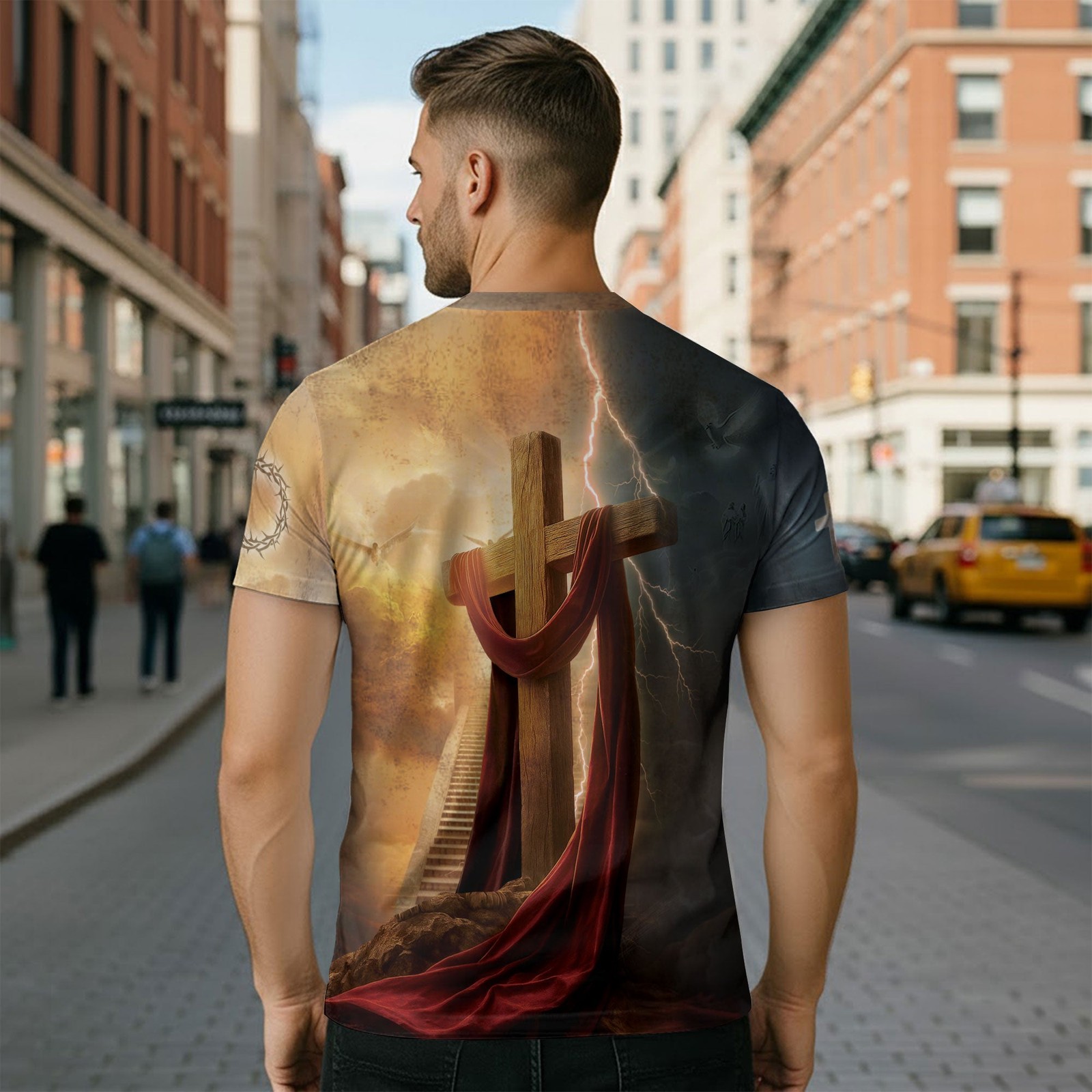 The Lion's Roar In The Storm The Way The Truth The Life T-Shirt Full Size S-5XL gallery