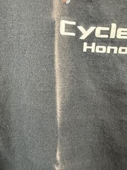 Harley Davidson Men Short Slv Tee Shirt Black Eagle Honolulu Hawaii Pacific XL