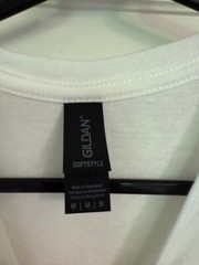 Gildan White Softstyle T Shirt – M