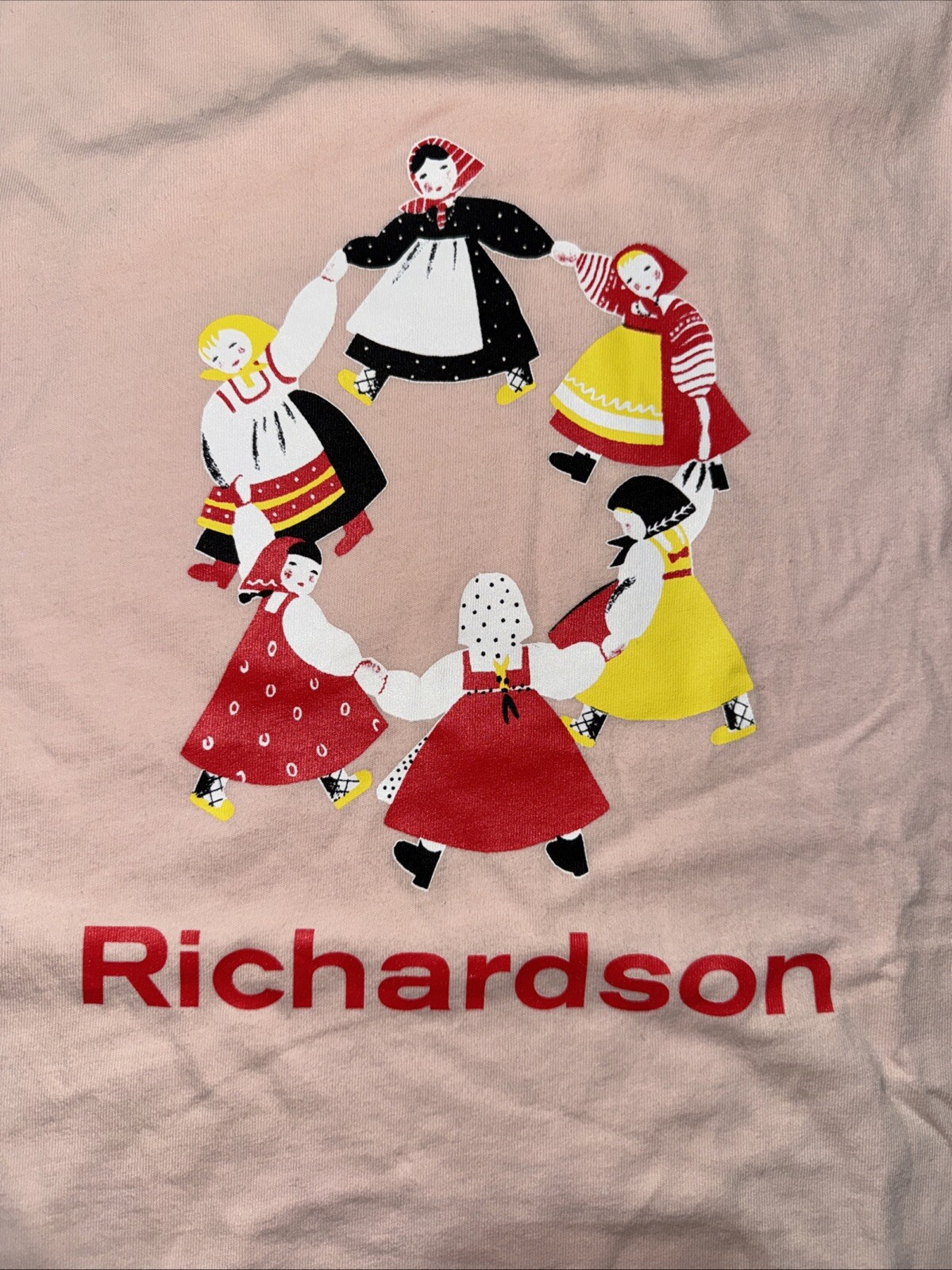 Richardson Mens Tee Shirt -pink Size 2 - 100% Cotton - New gallery