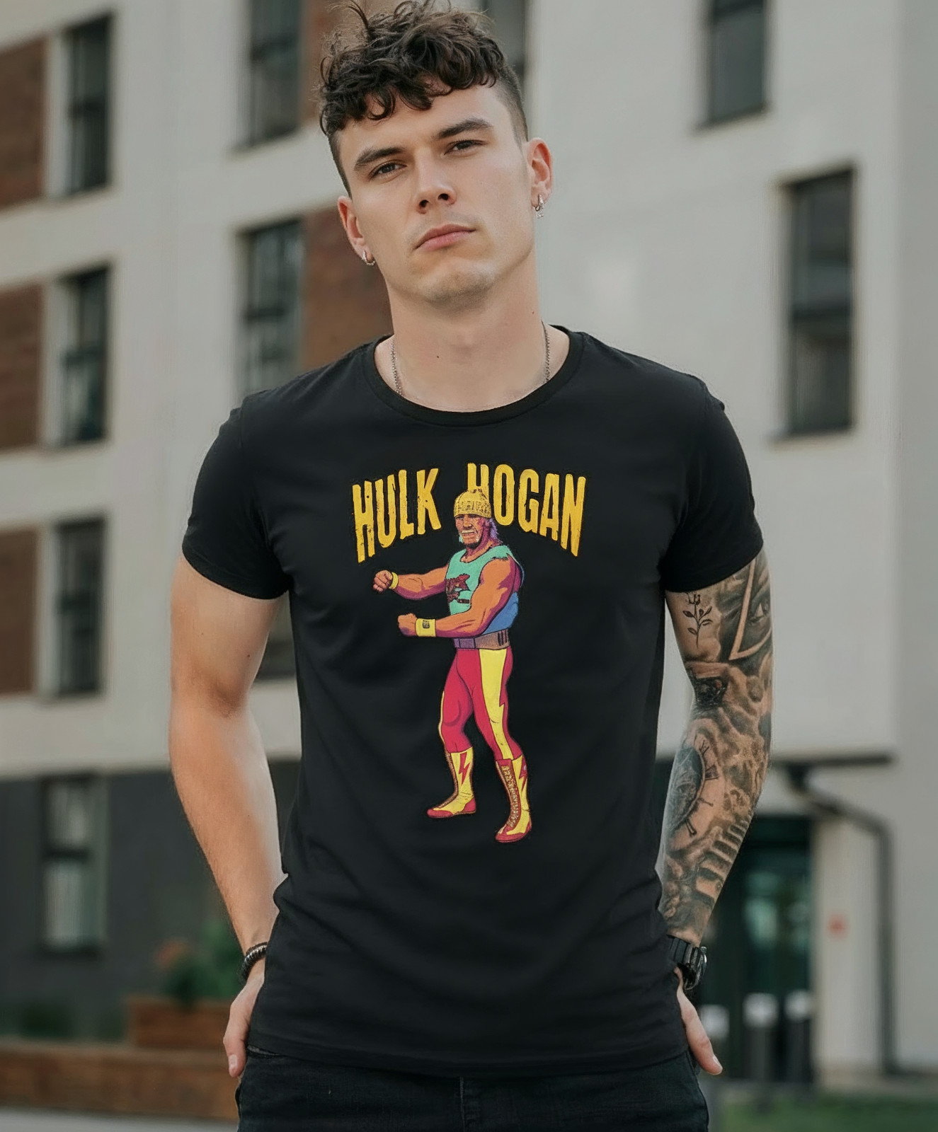 HULK HOGAN VINTAGE STYLE GRAPHIC T-Shirt Size S-5XL gallery