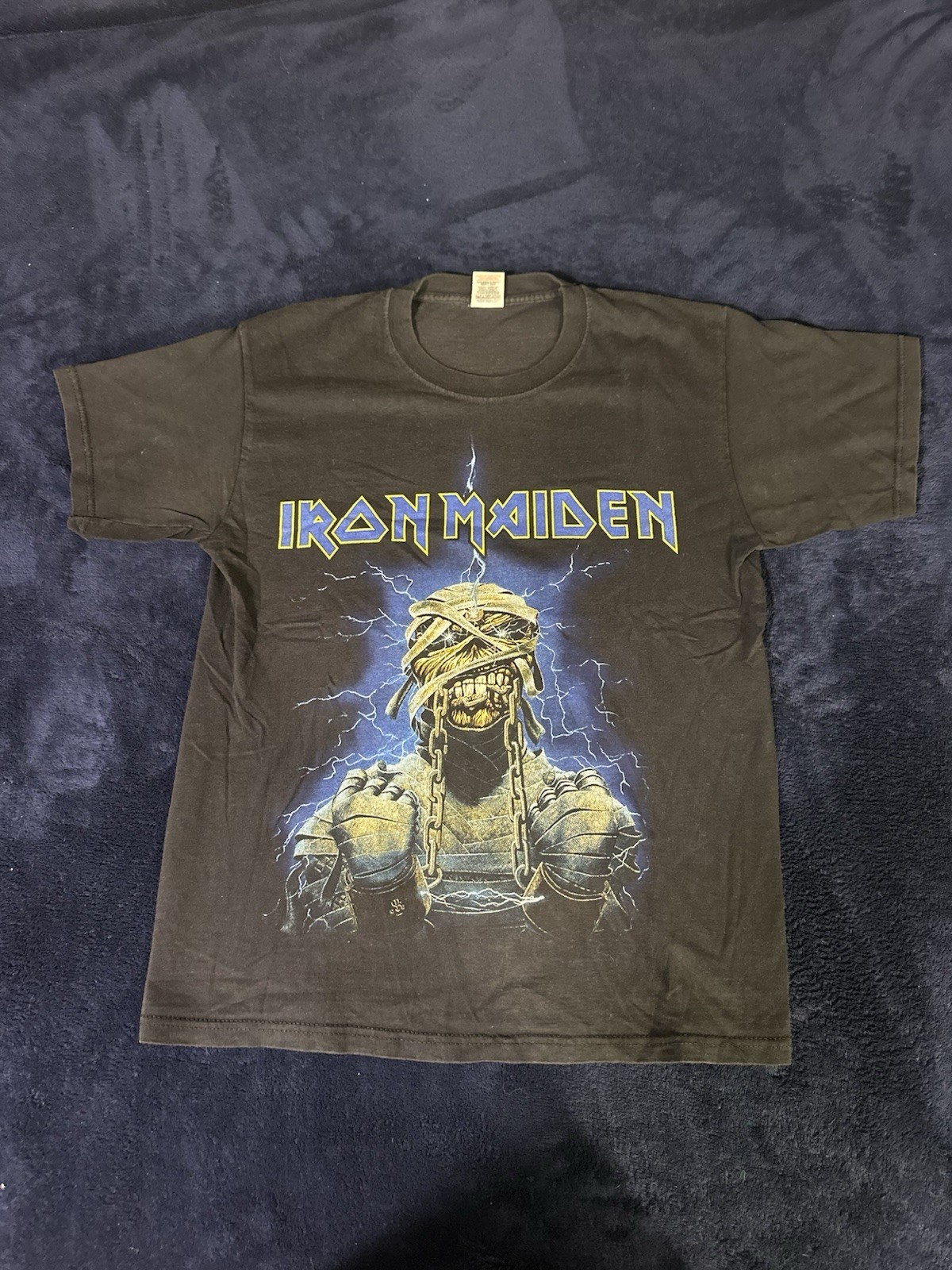 Iron Maiden Powerslave Medium Shirt Vintage gallery