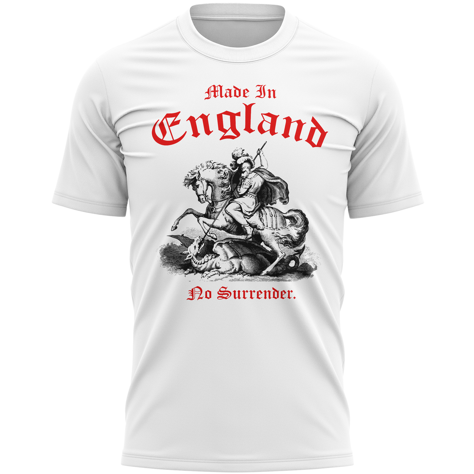 St Georges Day Mens T Shirt Made In England No Surrender Slogan 23rd April gallery