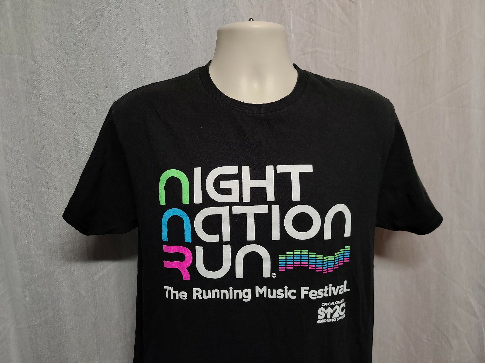 Night Nation Run The Running Music Festival Adult Medium Black TShirt gallery