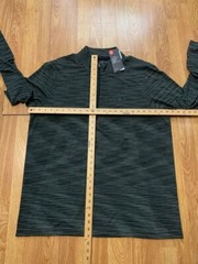 Under Armour Sweater Mens 2XL Fitted Gray Lightweight Quarter Zip Training