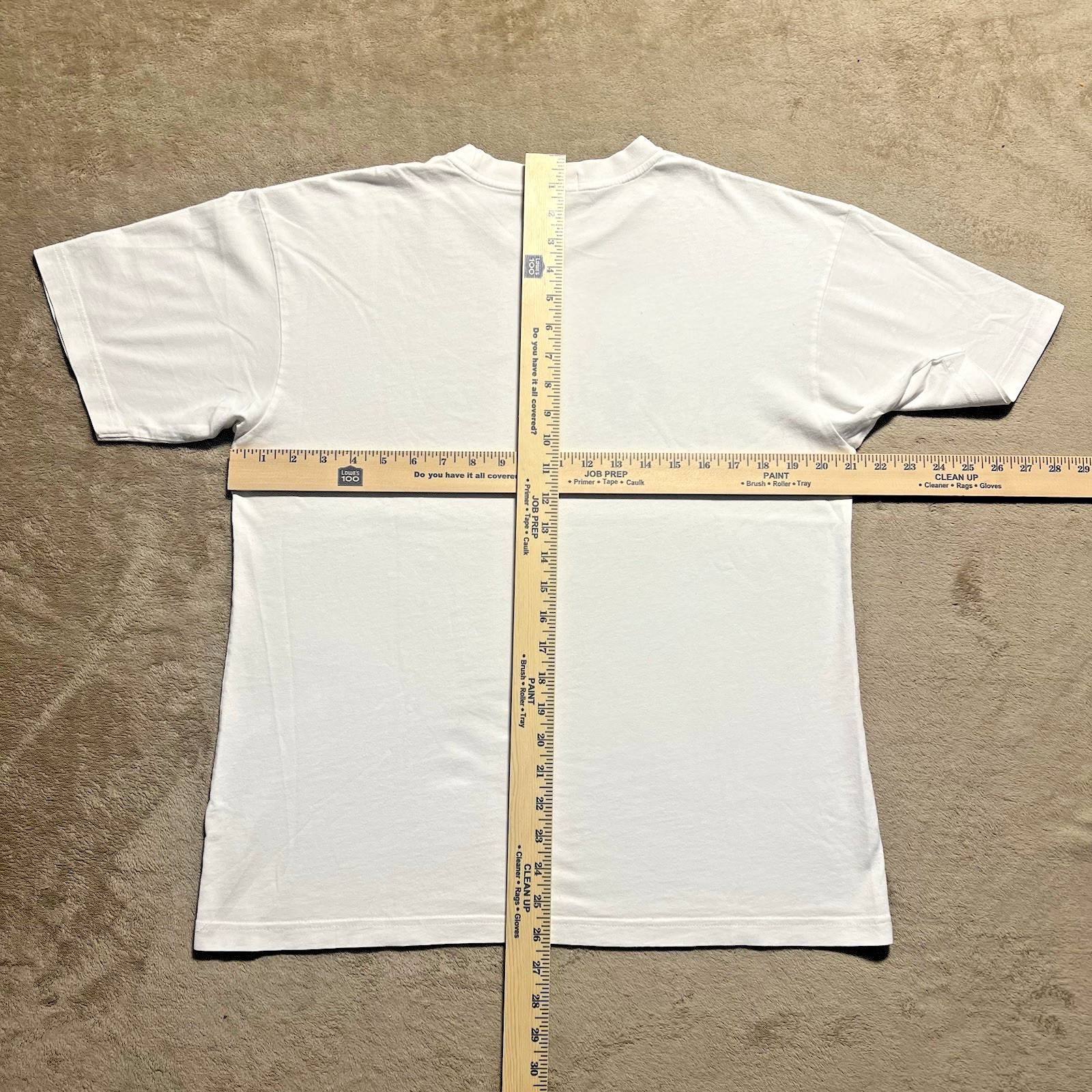 Vintage Giordano Spellout T Shirt Mens XL White Y2K Minimal gallery