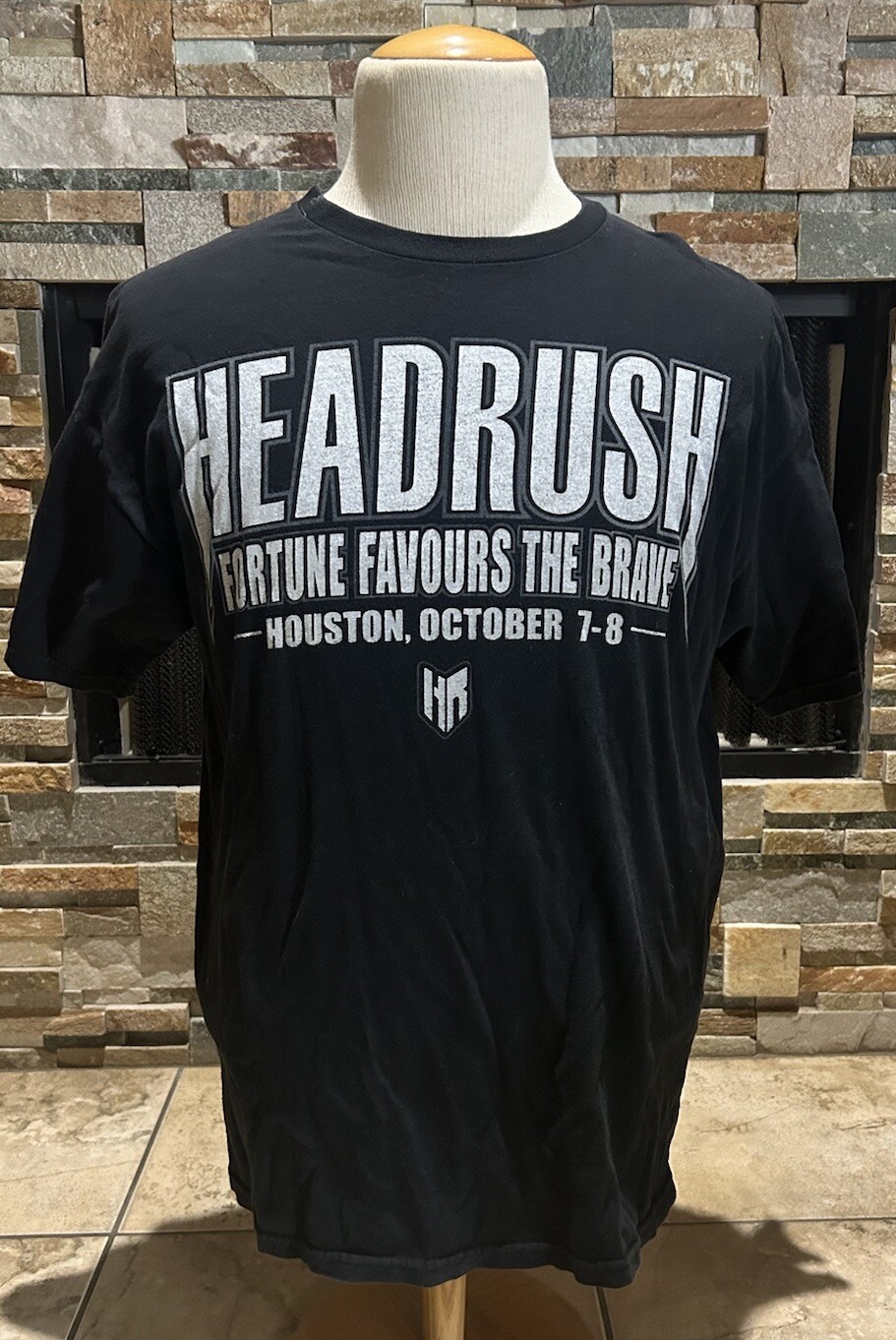 HEADRUSH Chosen Few Fortune Favors The Brave Fight MMA UFC 2011 T-shirt Men’s XL gallery