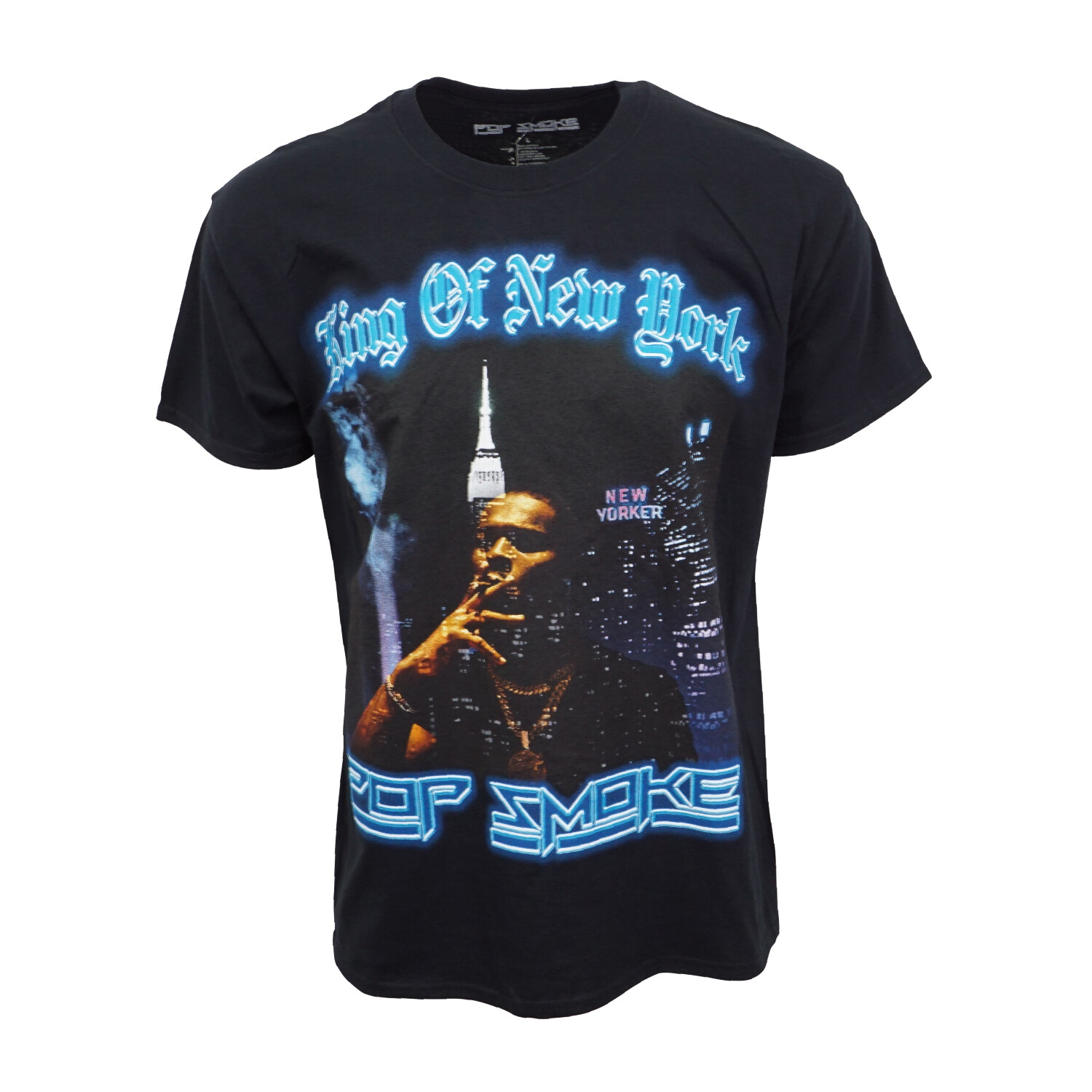 POP SMOKE KING OF NY MENS T SHIRT NEW