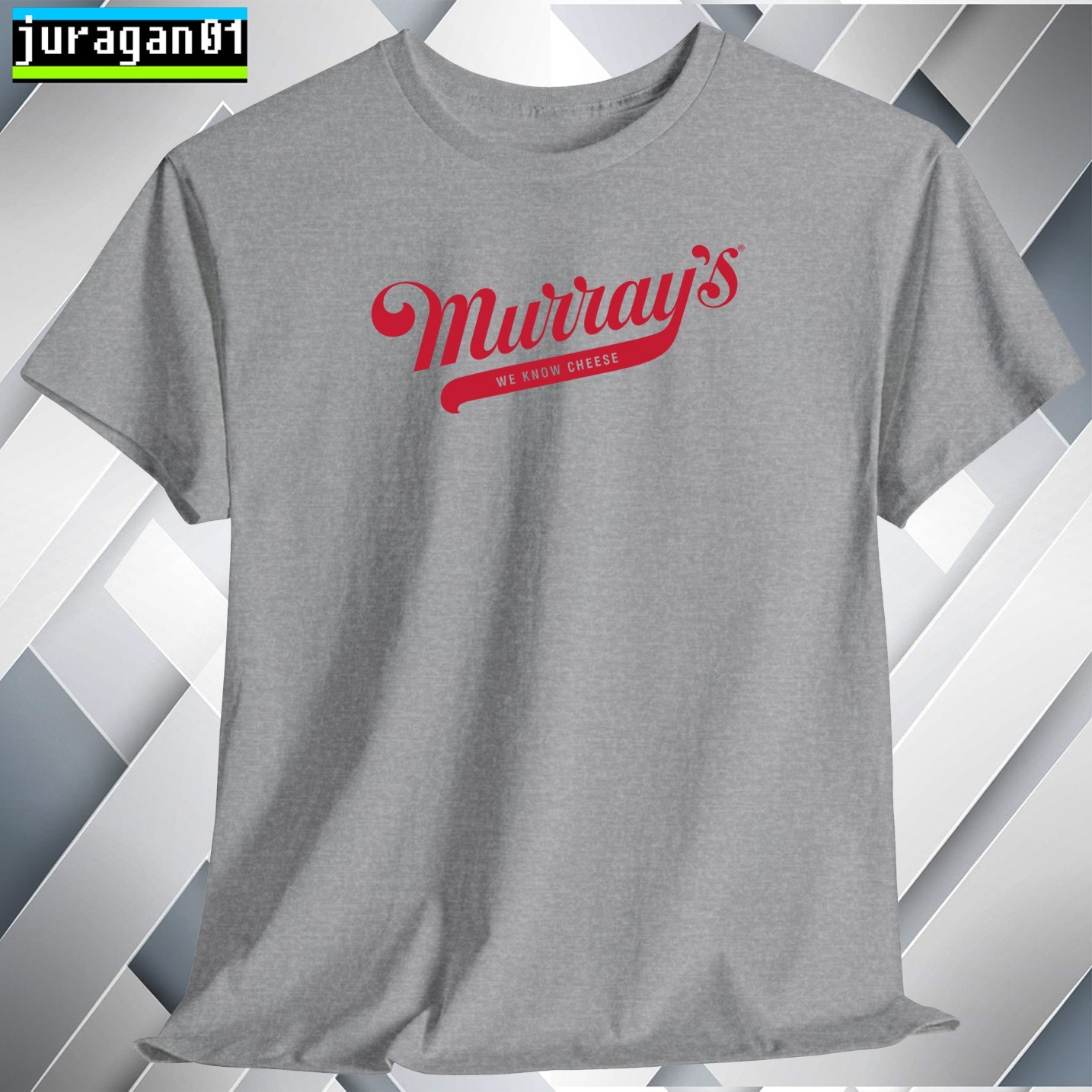 Murray's Cheese T-Shirt Logo Black/Gray/Blue/Red/White/Choc S to 5XL Made in USA gallery