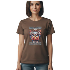 NEW Brown Custom Made Cool Stretch Quick Dry Yorkie T-Shirt SMALL