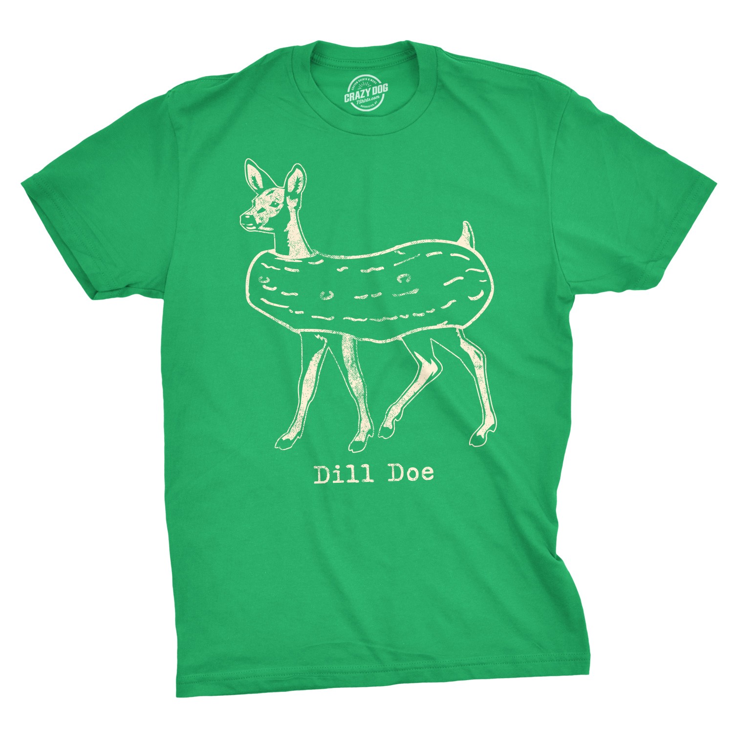 Mens Dill Doe T Shirt Funny Pickle Deer Tee for Guys gallery