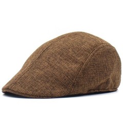 Solid Color Breathable Unisex Short Brim Beret Spring Summer Unisex Dad Hat Peak