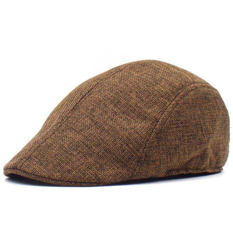 Solid Color Breathable Unisex Short Brim Beret Spring Summer Unisex Dad Hat Peak gallery